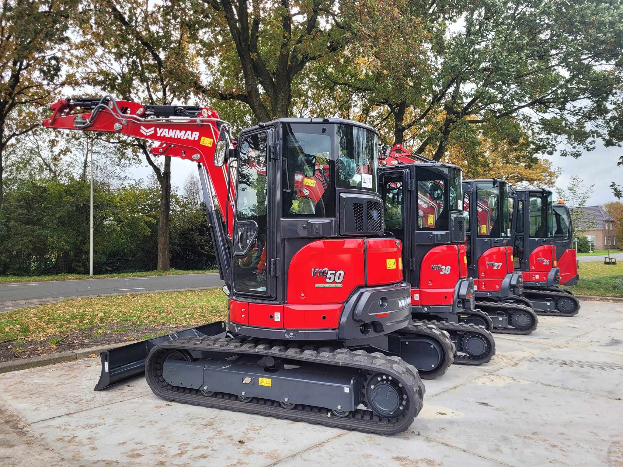 Nieuwe Yanmar mini- en midigraafmachines. – Poldekker